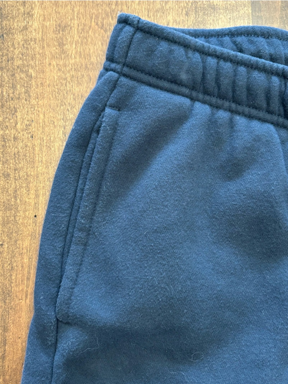 Tuff Athletics Cargo Joggers Size S NWOT Navy Fleece Utility Sweatpants - Picture 6 of 10